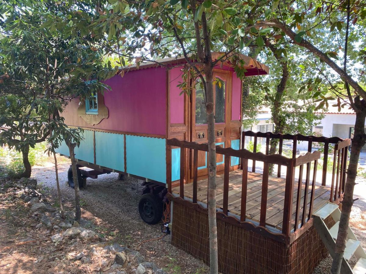 מוגין Les Roulottes De Bayama - Logement Insolite Avec Jacuzzi מראה חיצוני תמונה